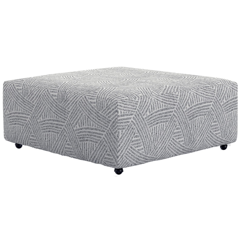 Abraxas – Castered Cocktail Ottoman – Moonstruck