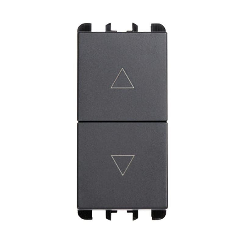 DOUBLE PUSHBUTTON 250V NEA ANTHRACITE