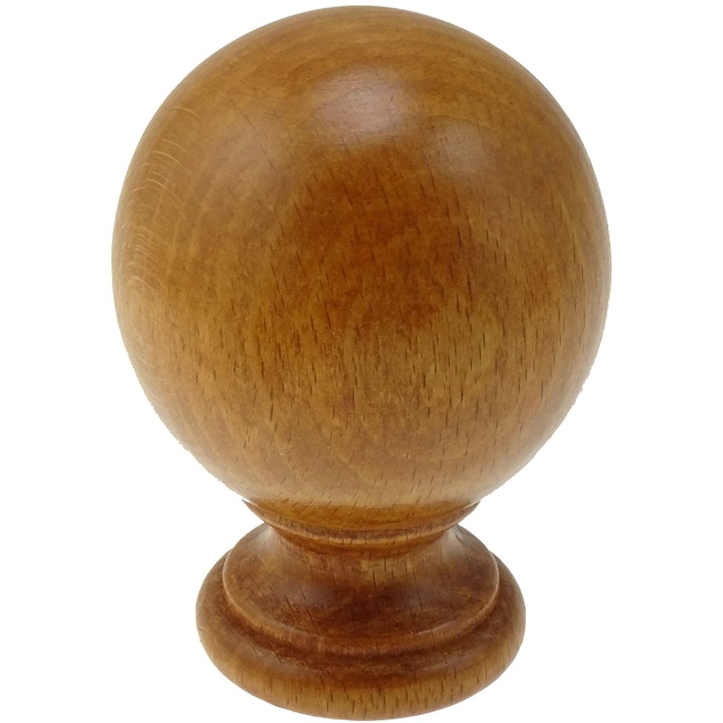 FINIALS LONDON PASTURES CHERRY WOOD D28 CM