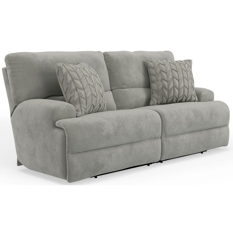 Renaldo – Power Sofa With Zero Gravity Recline – Stone