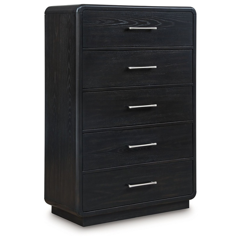 Rowanbeck – Five Drawer Chest – Black