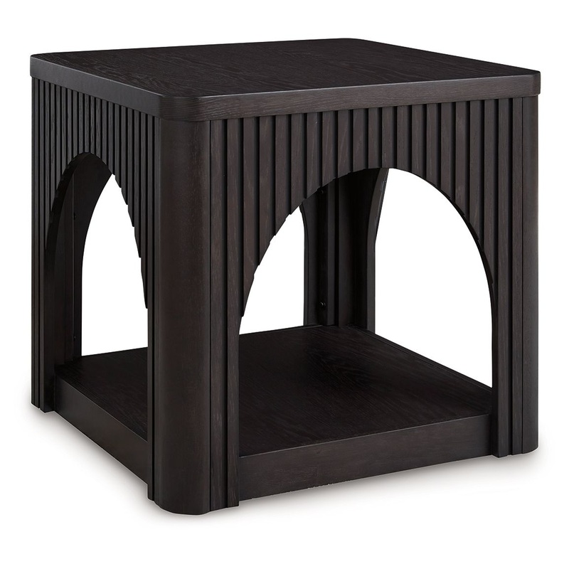 Yellink – Square End Table – Black