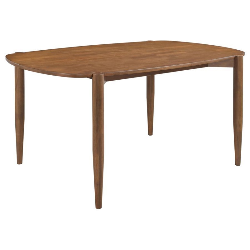 Dortch – Oval Solid Wood Dining Table – Walnut