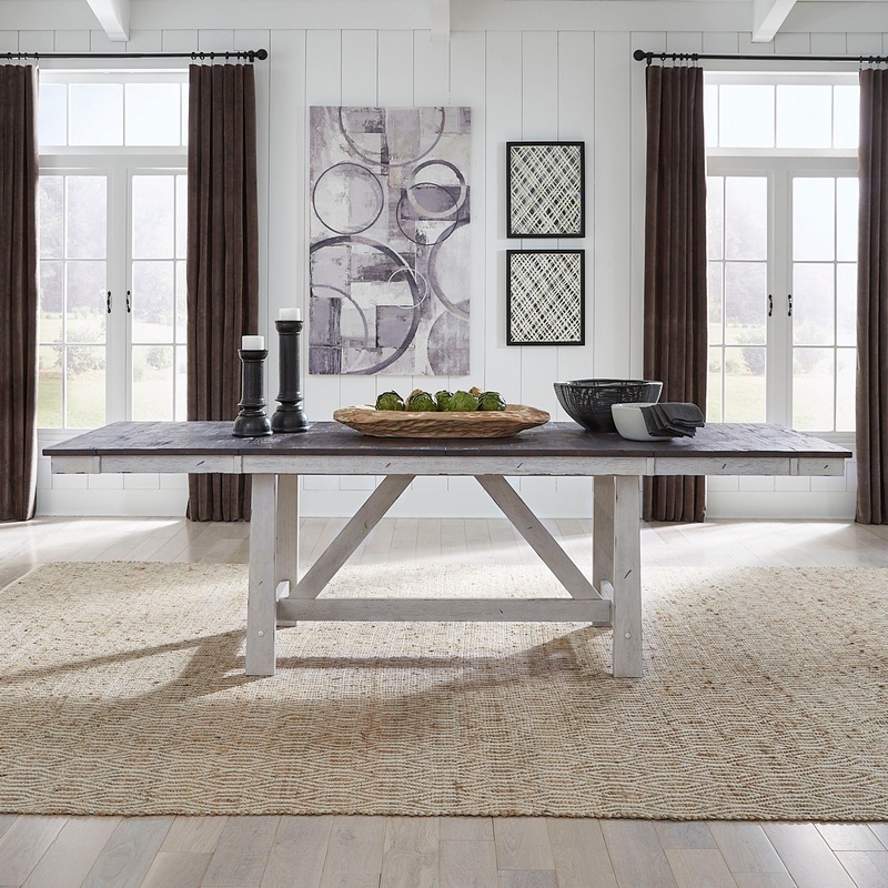 Farmhouse – Trestle Table – White
