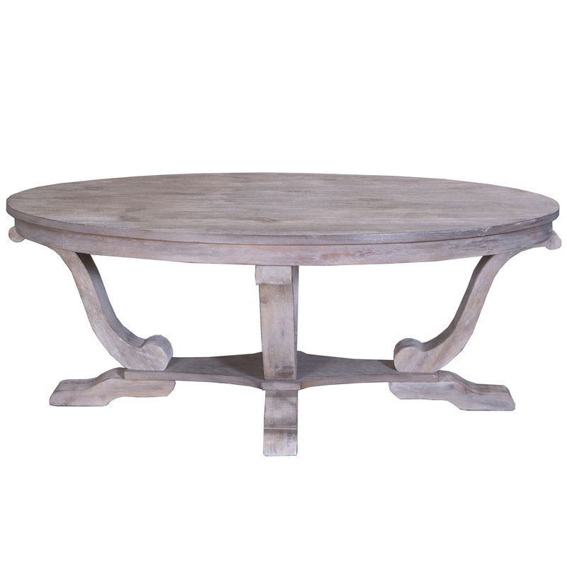 Graystone Mill – Oval Cocktail Table – Graystone