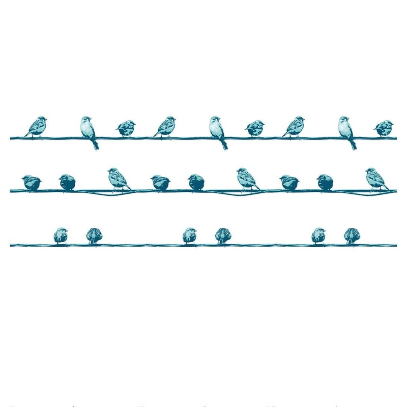 SHOWER CURTAIN VINYL BIRDIES L180 H200 CM