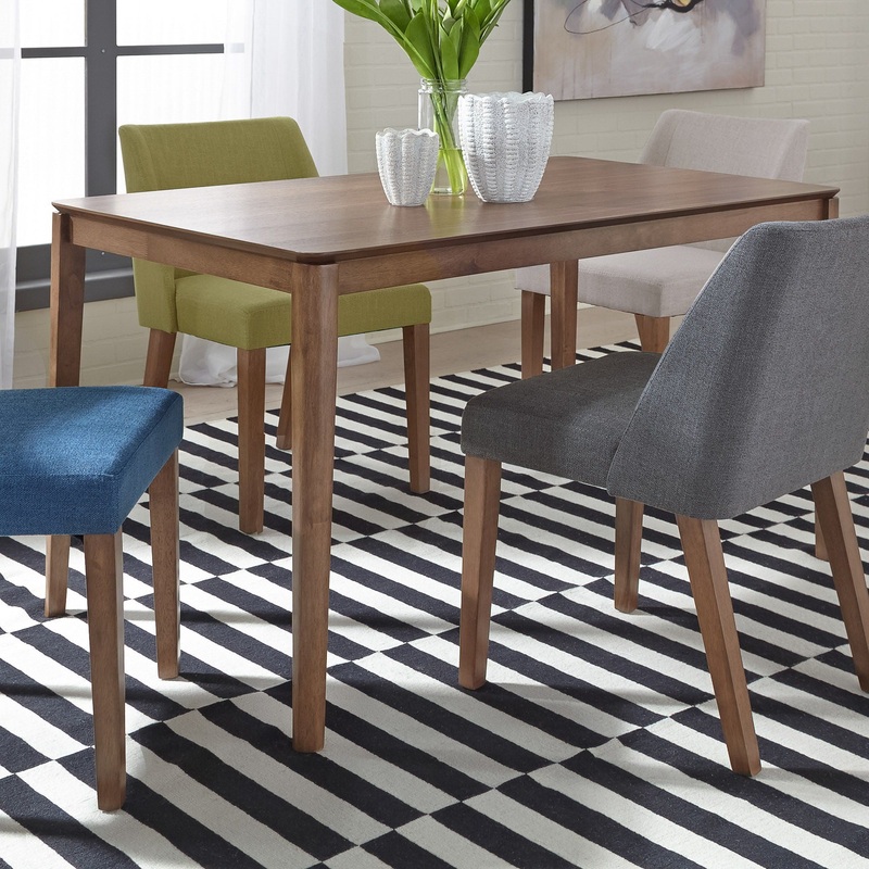 Space Savers – Rectangular Leg Table – Dark Brown