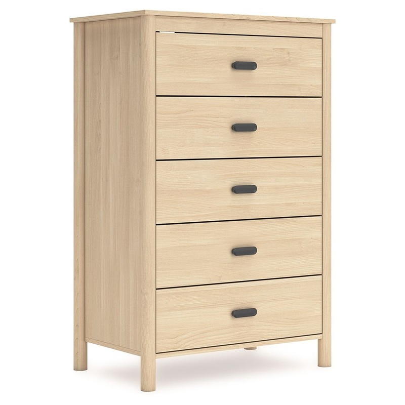 Cabinella – Five Drawer Chest – Tan