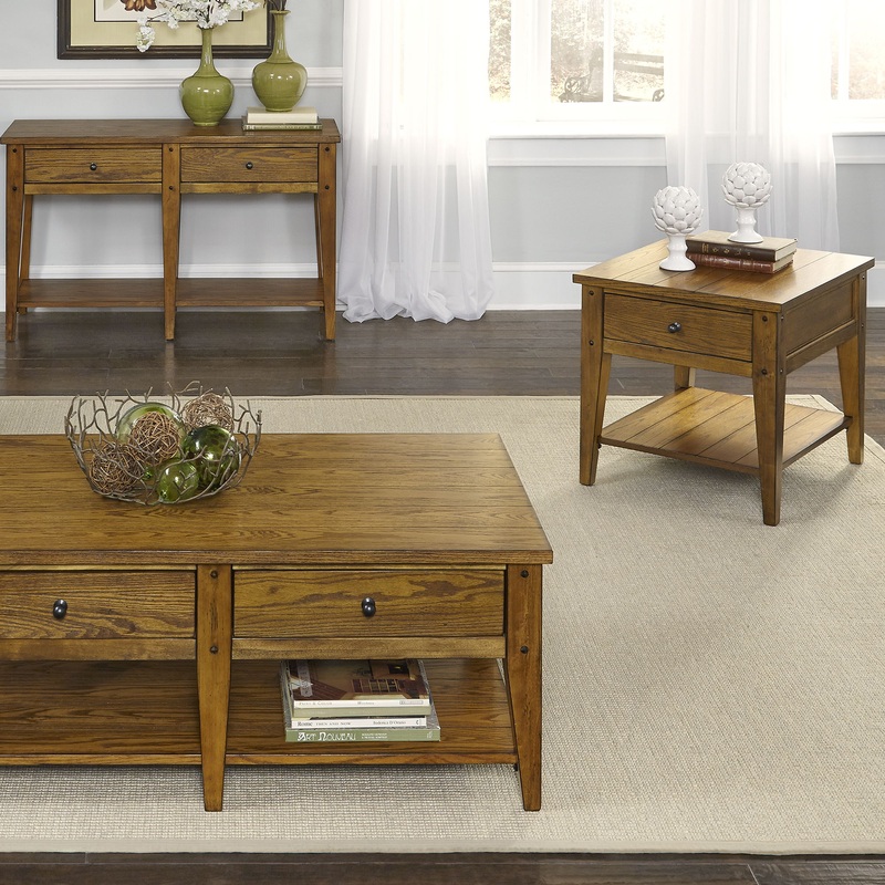 Lake House – 3 Piece Set (1-Cocktail 2-End Tables)