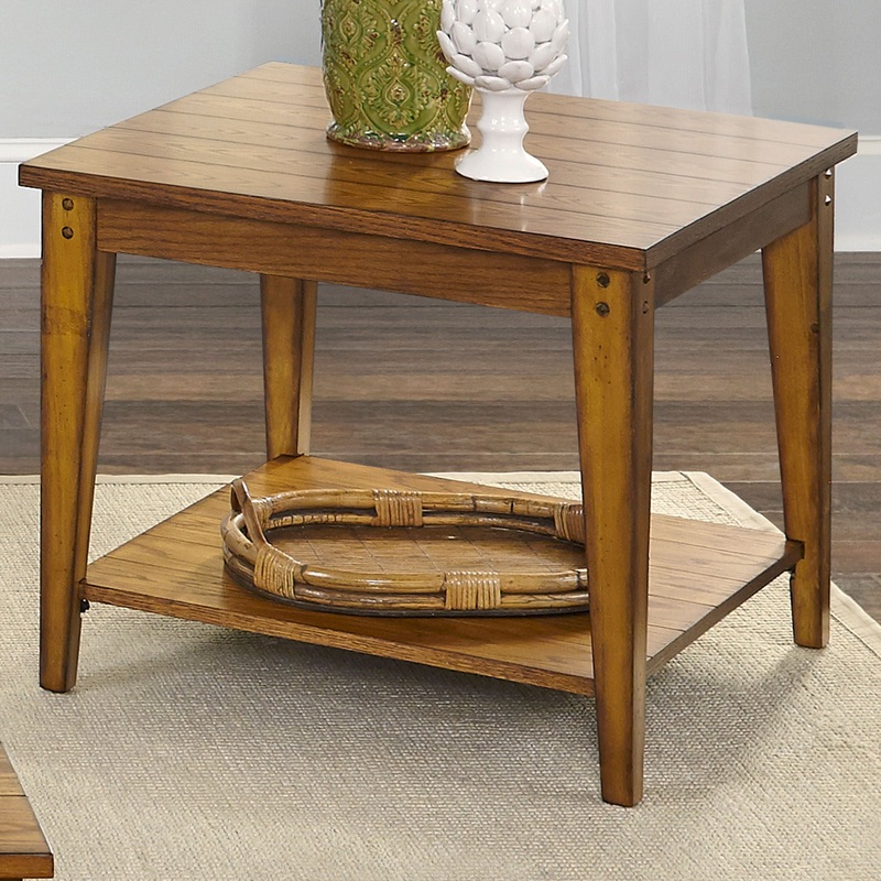 Lake House – Square Lamp Table