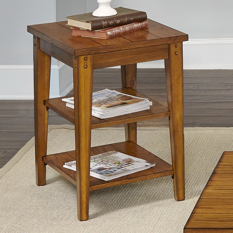 Lake House – Tiered Table|Light Brown|Dark Brown