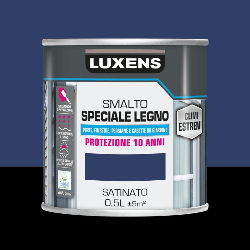 WOOD GLAZE EXTREME CLIMATE BLUE SATIN 500ML LUXENS