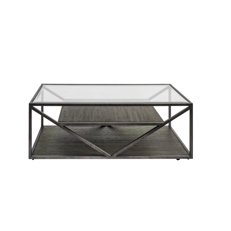 Arista – Rectangular Cocktail Table – Dark Gray