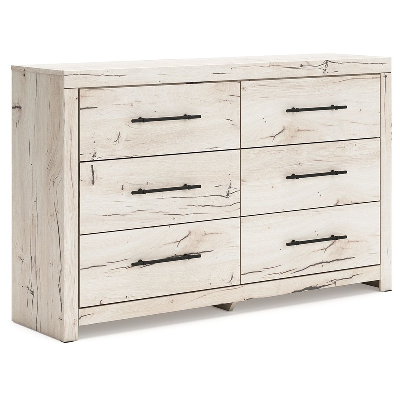 Lawroy – Six Drawer Dresser – Light Natural