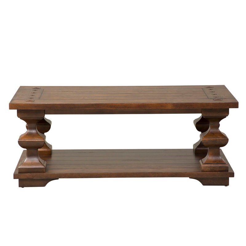 Sedona – Cocktail Table|Dark Brown|White