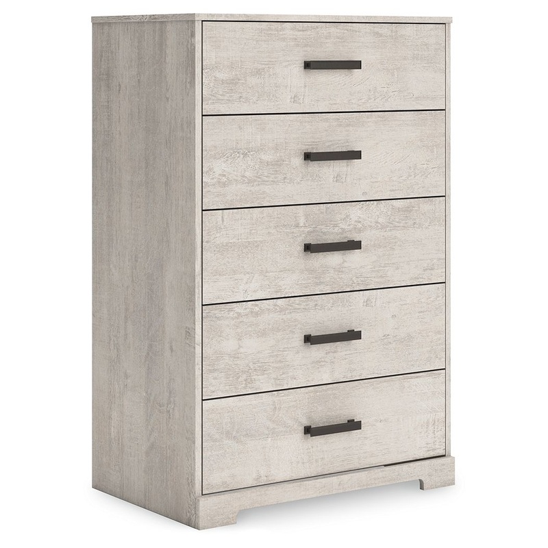 Shawburn – Five Drawer Chest – Gray
