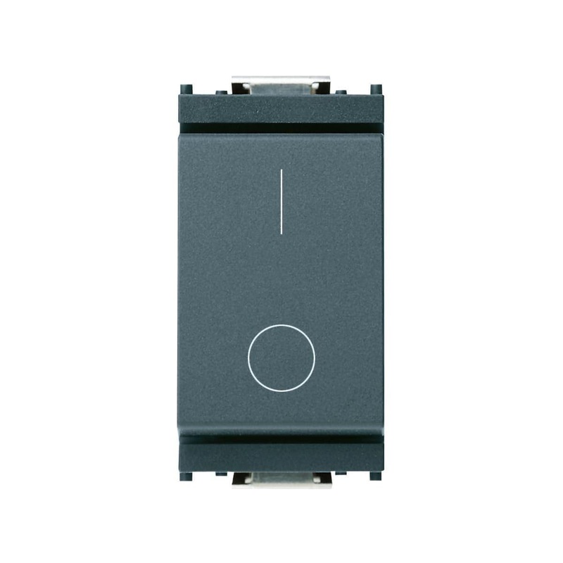 DOUBLE POLE SWITCH IDEA 16A GREY