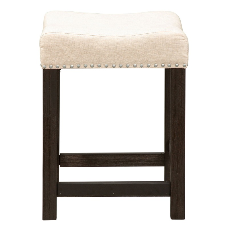 Heatherbrook – Upholstered Console Stool – Black