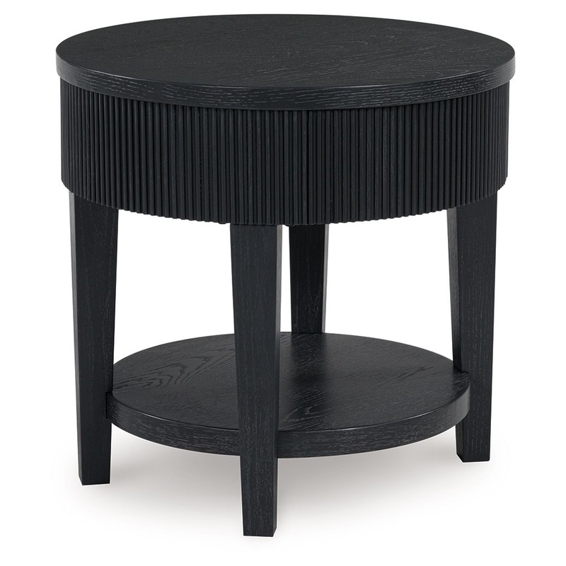 Marstream – Round End Table – Black