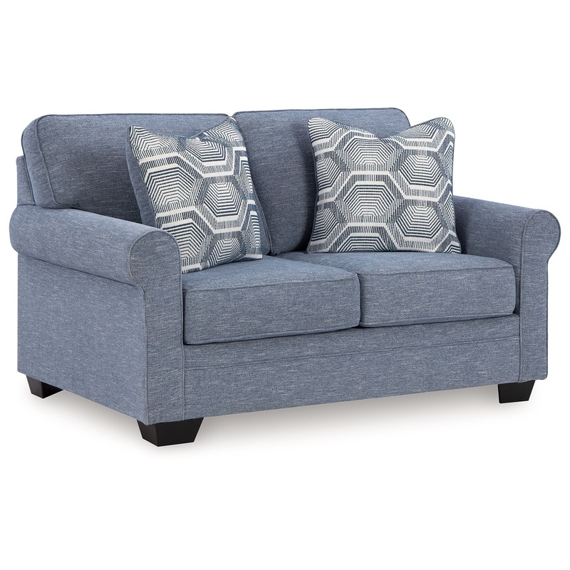 Carissa Manor – Loveseat – Denim