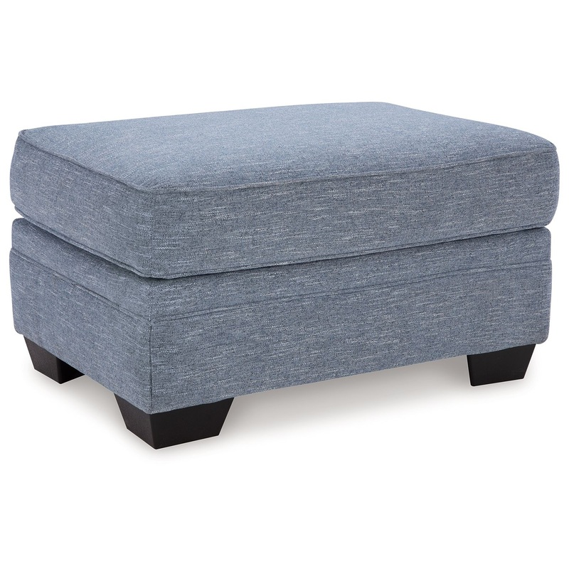 Carissa Manor – Ottoman – Denim