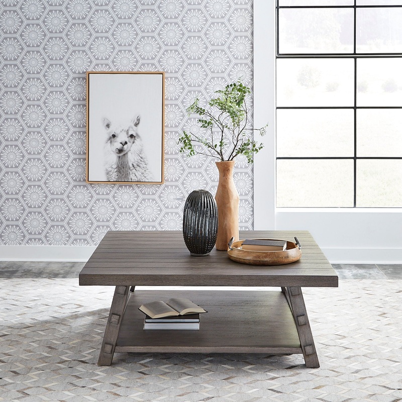 Modern Farmhouse – Oversized Square Cocktail Table