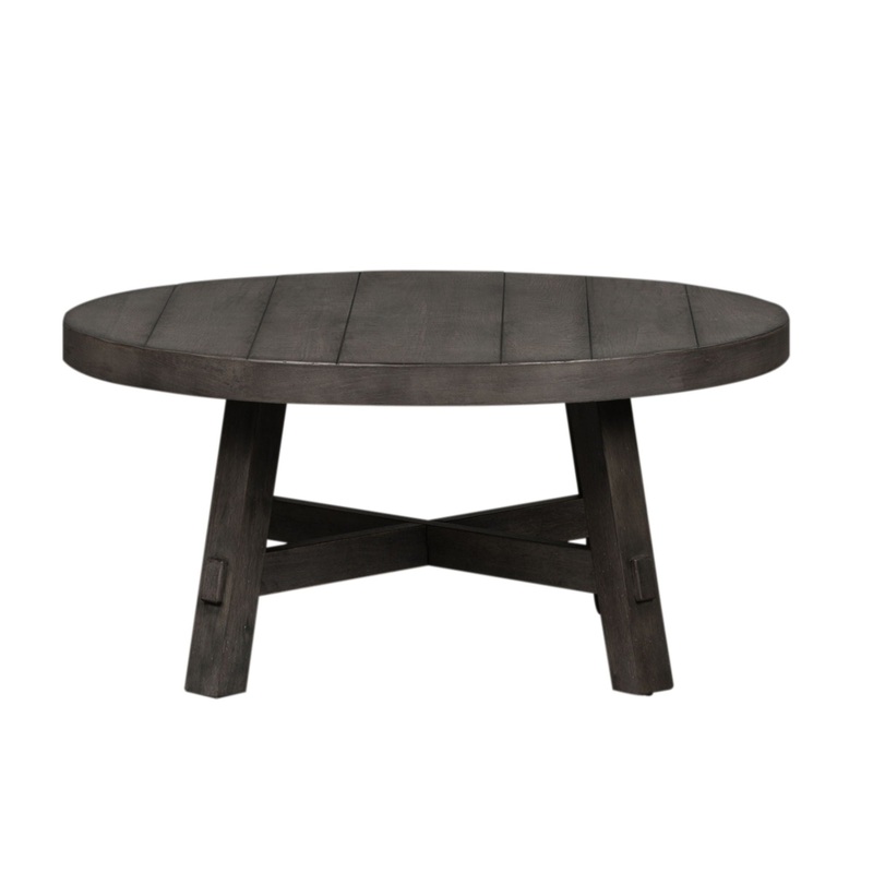 Modern Farmhouse – Splay Leg Round Cocktail Table