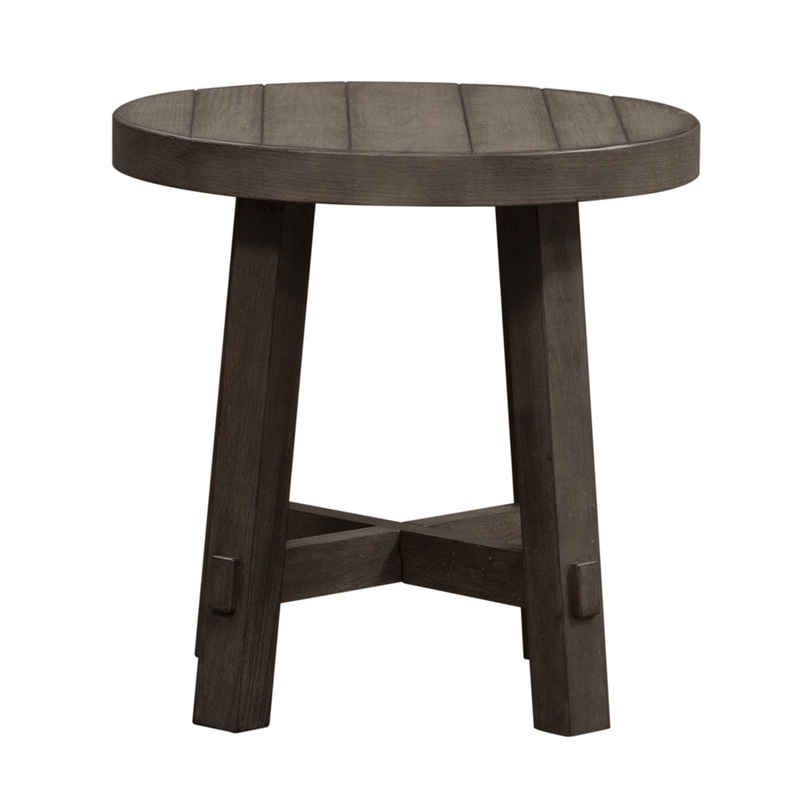 Modern Farmhouse – Splay Leg Round End Table