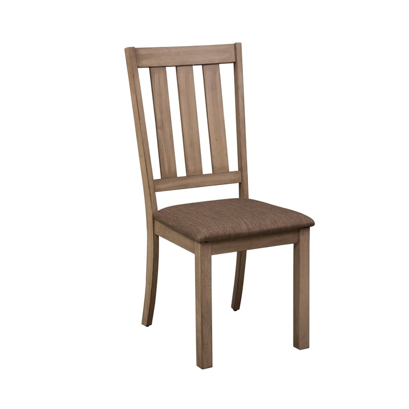 Sun Valley – Slat Back Side Chair – Light Brown