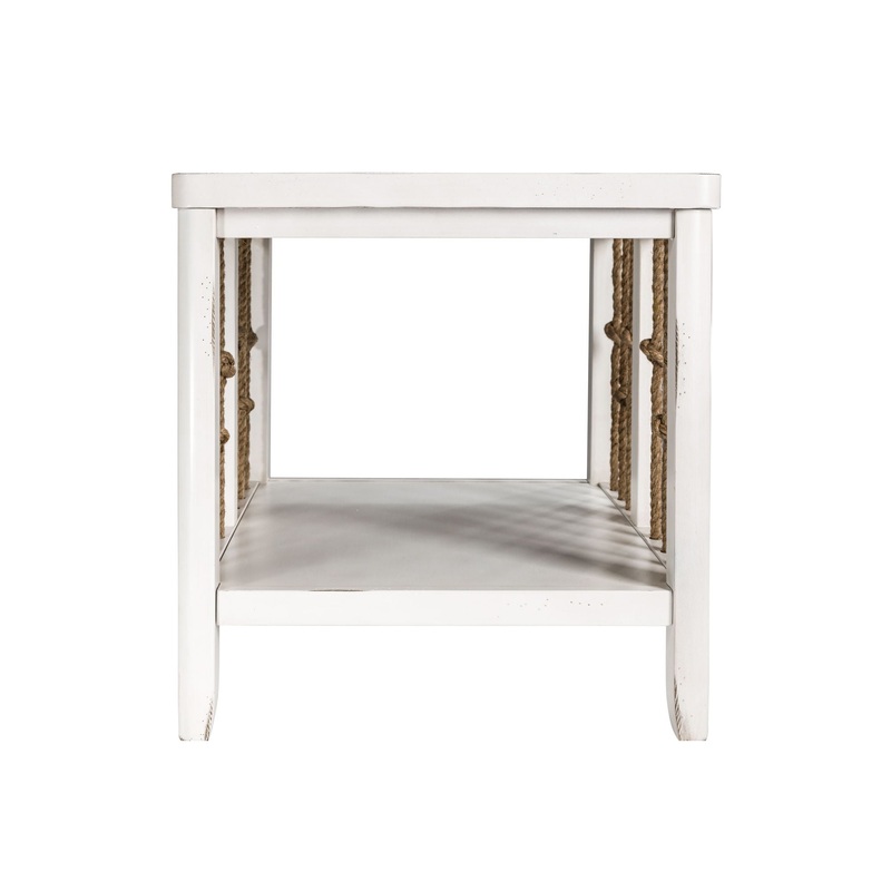 Dockside – End Table – White