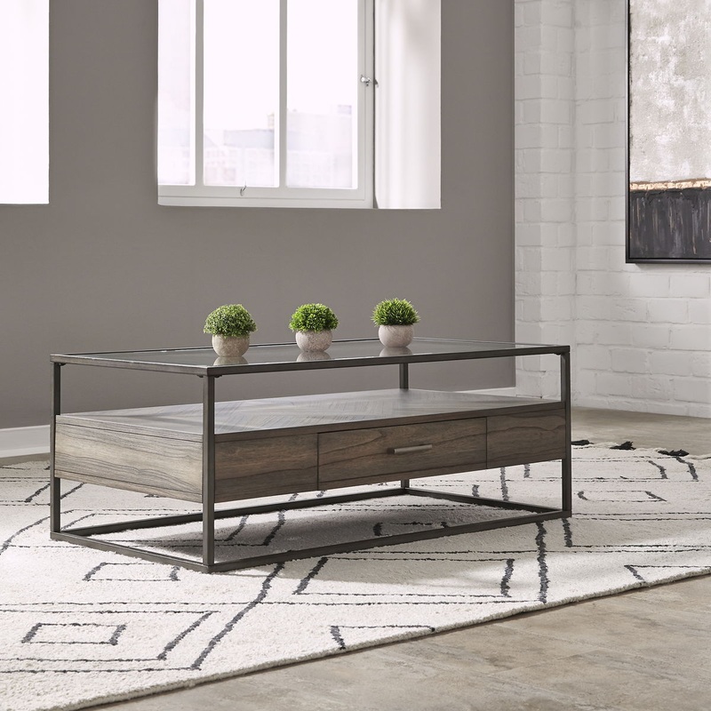 Jamestown – Rectangular Cocktail Table – Tobacco