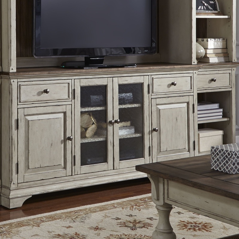 Morgan Creek – Entertainment TV Stand – White
