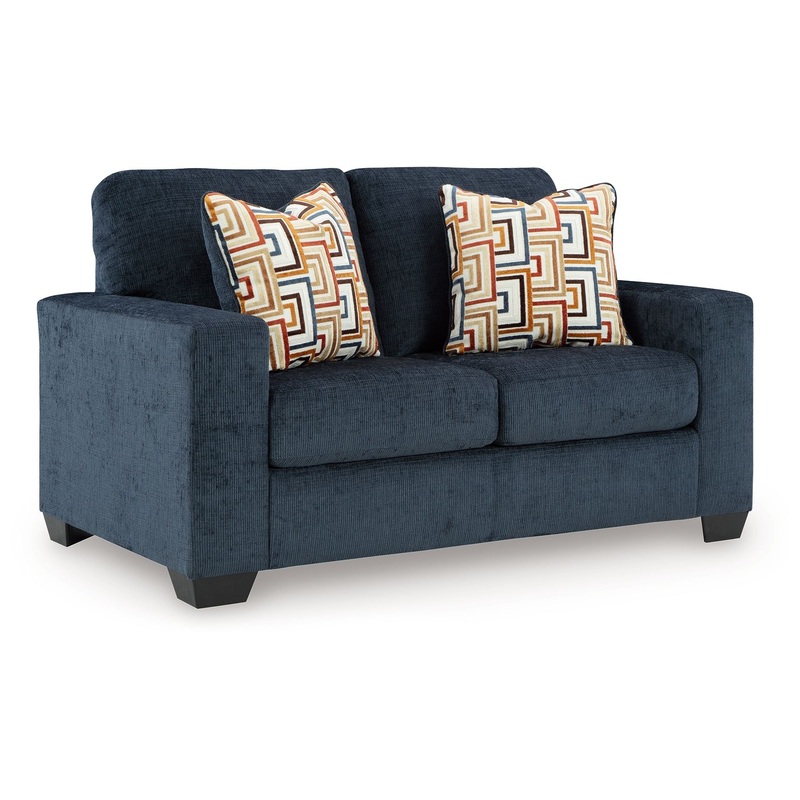 Aviemore – Loveseat|Orange|White|Blue