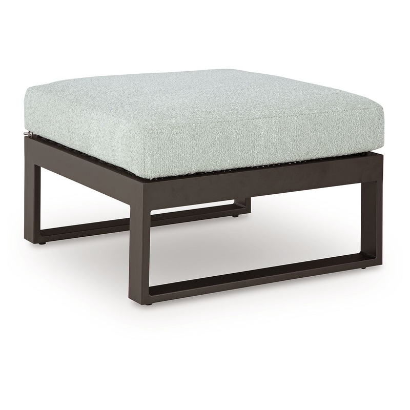 Beachloft – Ottoman With Cushion – Black / Gray