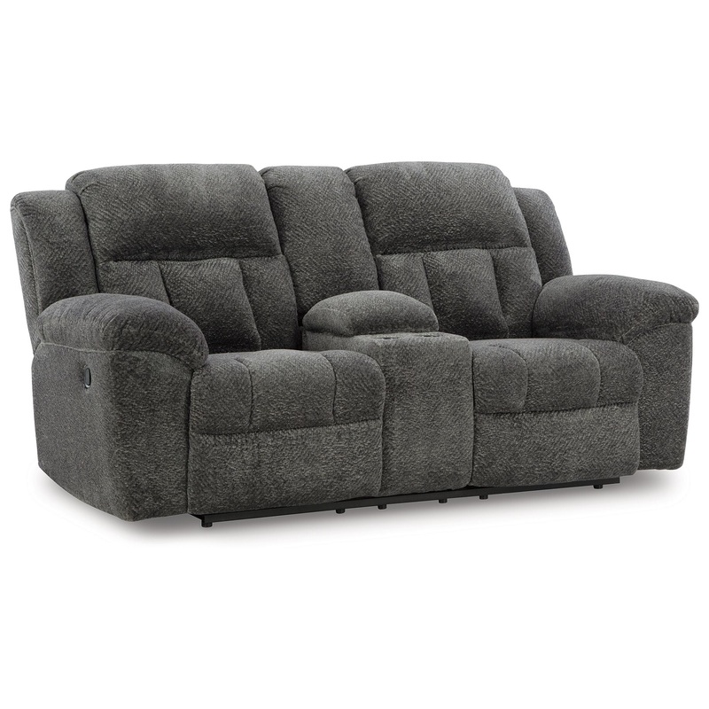 Frohn – Dbl Reclining Loveseat With Console