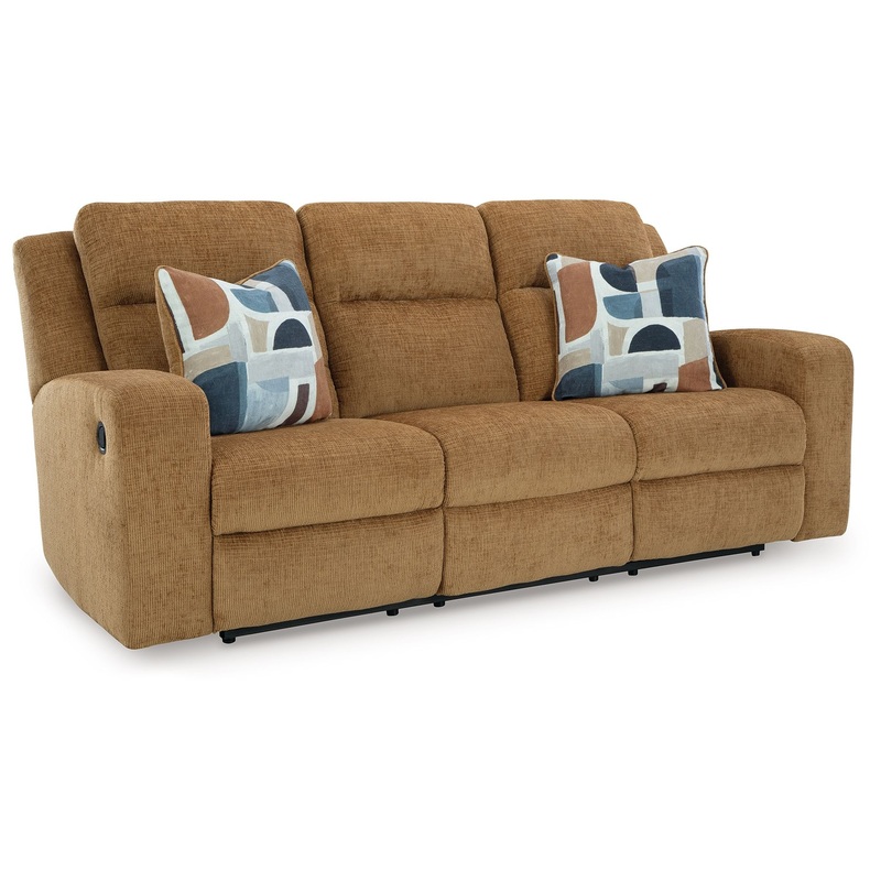 Kanlow – Reclining Sofa|Light Brown