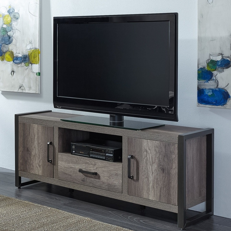 Tanners Creek – Entertainment TV Stand – Dark Gray