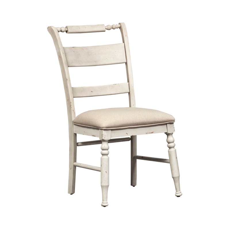 Whitney – Slat Back Side Chair – White