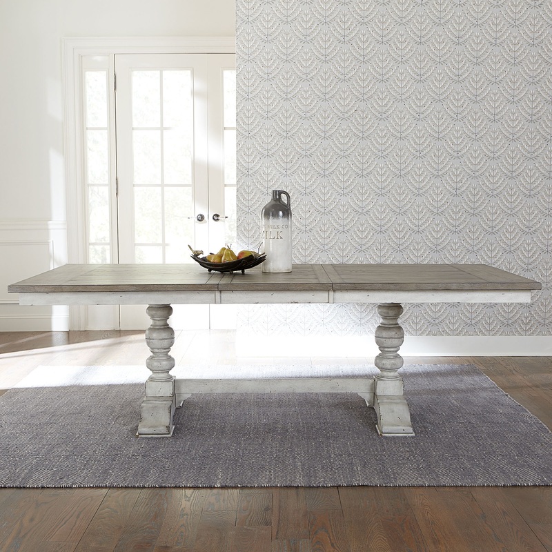 Whitney – Trestle Table – White