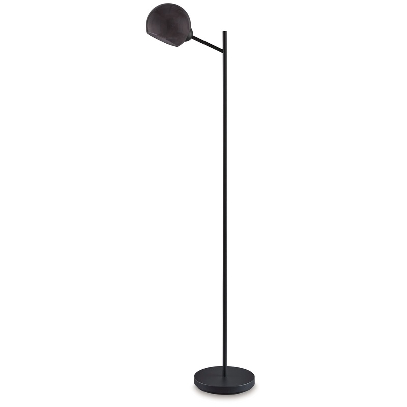 Abanson – Metal Floor Lamp – Black