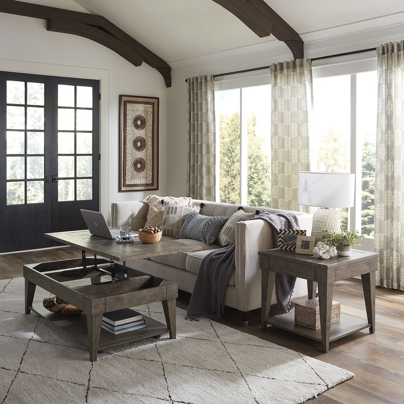 Arrowcreek – 3 Piece Living Room Set – Dark Brown