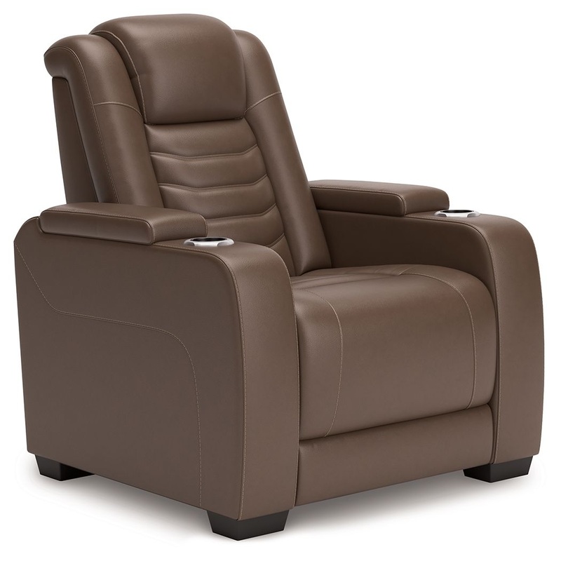 High Impact – Power Recliner / Adj Headrest – Tobacco