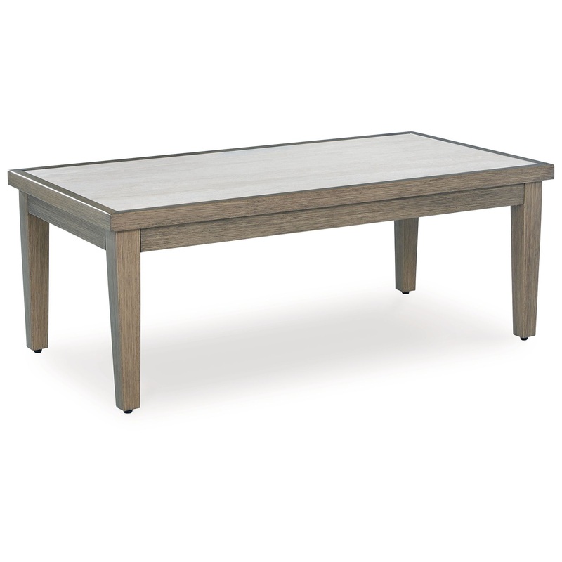 Rainier Ranch – Rectangular Cocktail Table – Brown / Beige