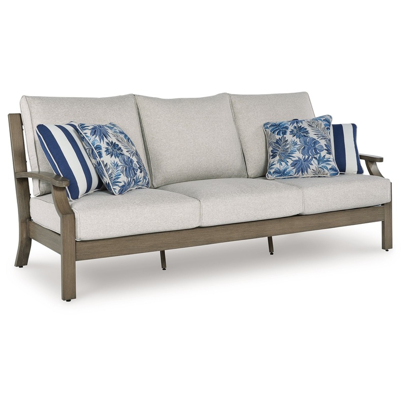 Rainier Ranch – Sofa With Cushion – Brown / Beige