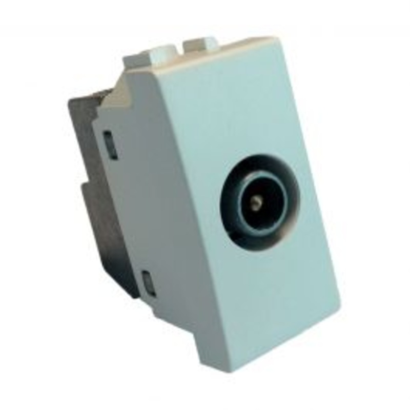 TV SOCKET MALE DIRECT LIVING LIGHT WHITE