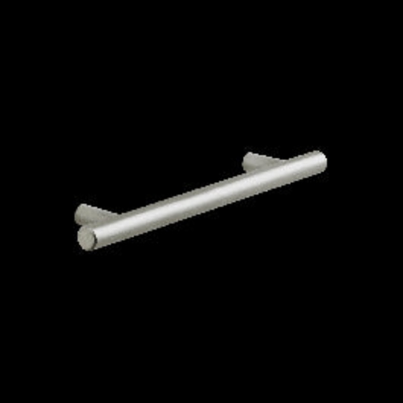 1 HANDLE SARA 128 MM CENTRE DISTANCE IN POLISHED BRUSHED NICKEL