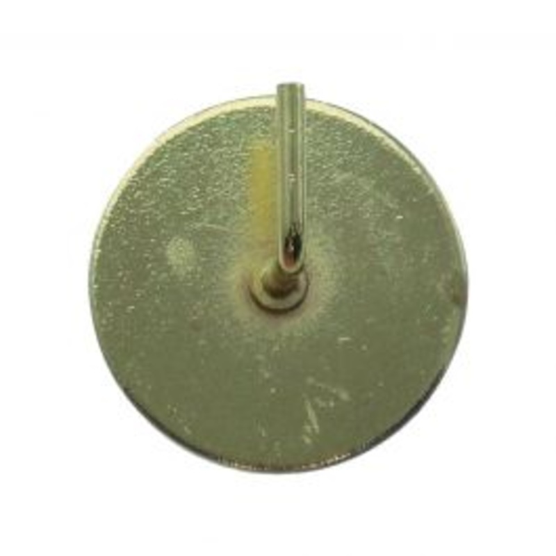 2 GOLD ROUND ADHESIVE HOLDERS