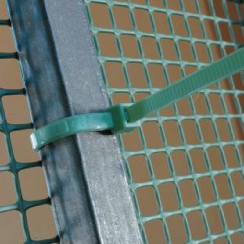 50 CABLE TIES 10 CM GREEN