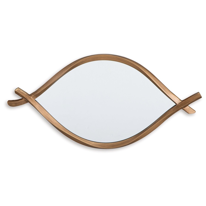 Bartner – Accent Mirror – Antique Gold Finish