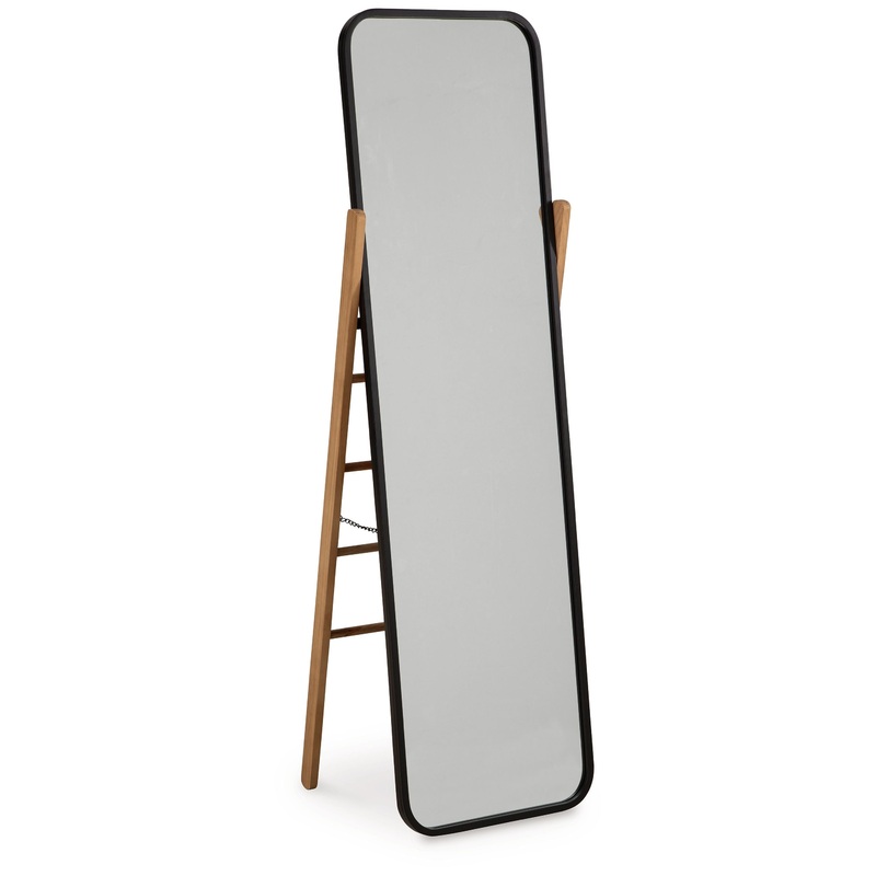 Bronick – Floor Mirror – Black / Brown